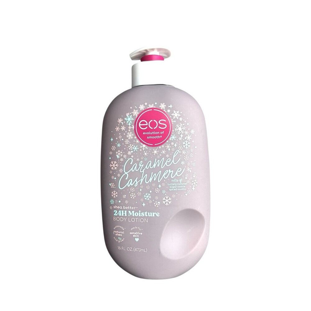 eos Caramel Cashmere Limited Edition Scent 24H Moisture Body Lotion 16 fl oz - Picture 2 of 5